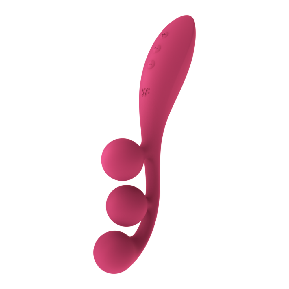 Tri Ball 1 - Multi Vibrator - Red