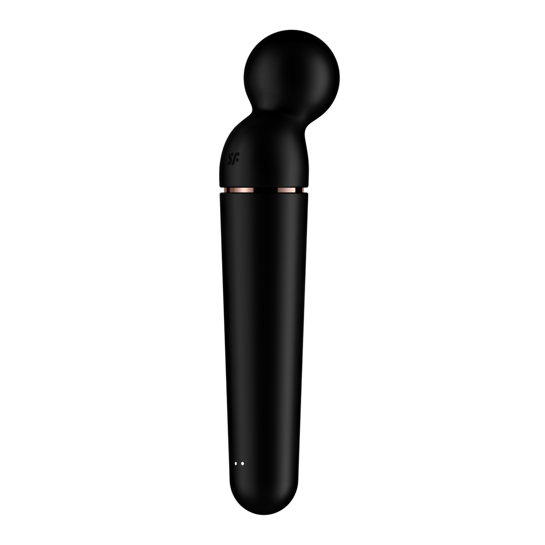Planet Wand-er - Wand Vibrator - Black/Rose Gold | Satisfyer