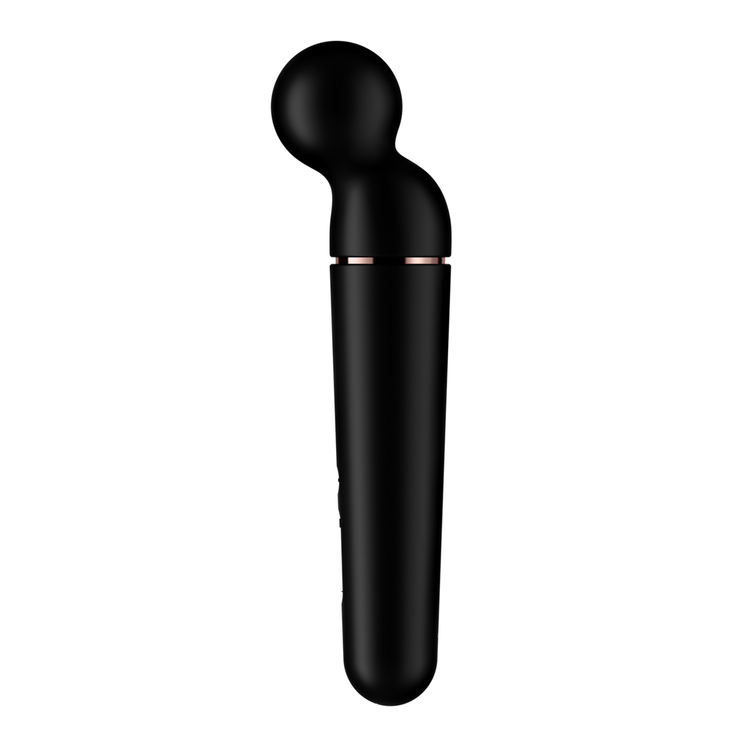 Planet Wand-er - Wand Vibrator - Black/Rose Gold | Satisfyer