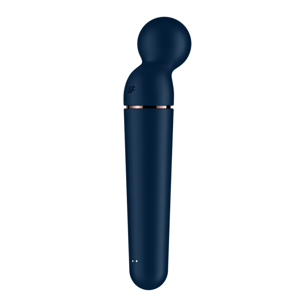 Planet Wand-er - Wand Vibrator - Blue/Rose Gold | Satisfyer