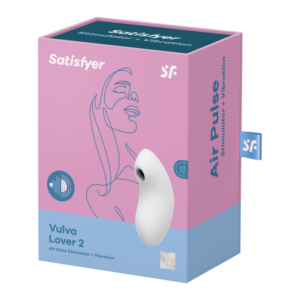 Vulva Lover 2 - Double Air Pulse Vibrator - White | Satisfyer