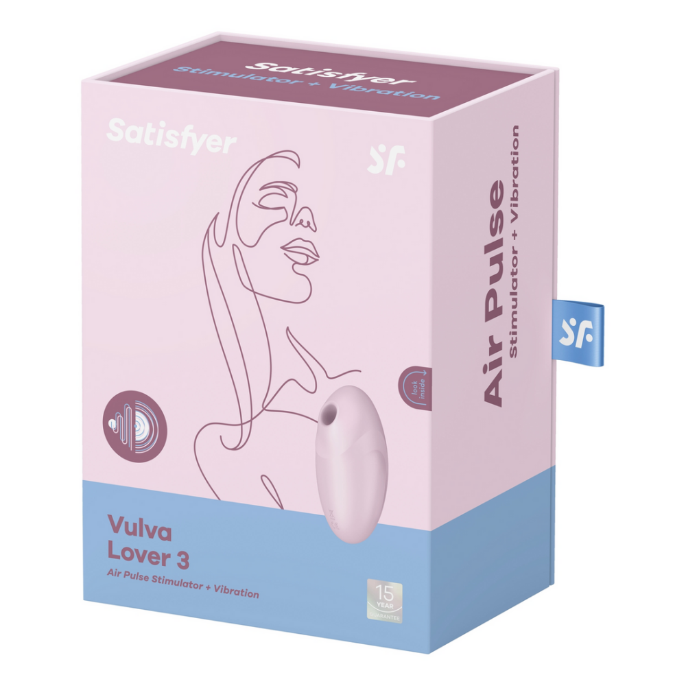 Vulva Lover 3 - Double Air Pulse Vibrator - Pink | Satisfyer