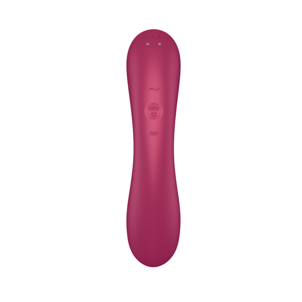 Curvy Trinity 1 - Rood; Insertable Double Air Pulse Vibrator | Satisfyer