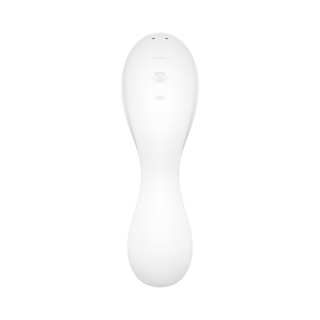 Curvy 5Plus - Air Pulse Stimulator and Vibration - White | Satisfyer