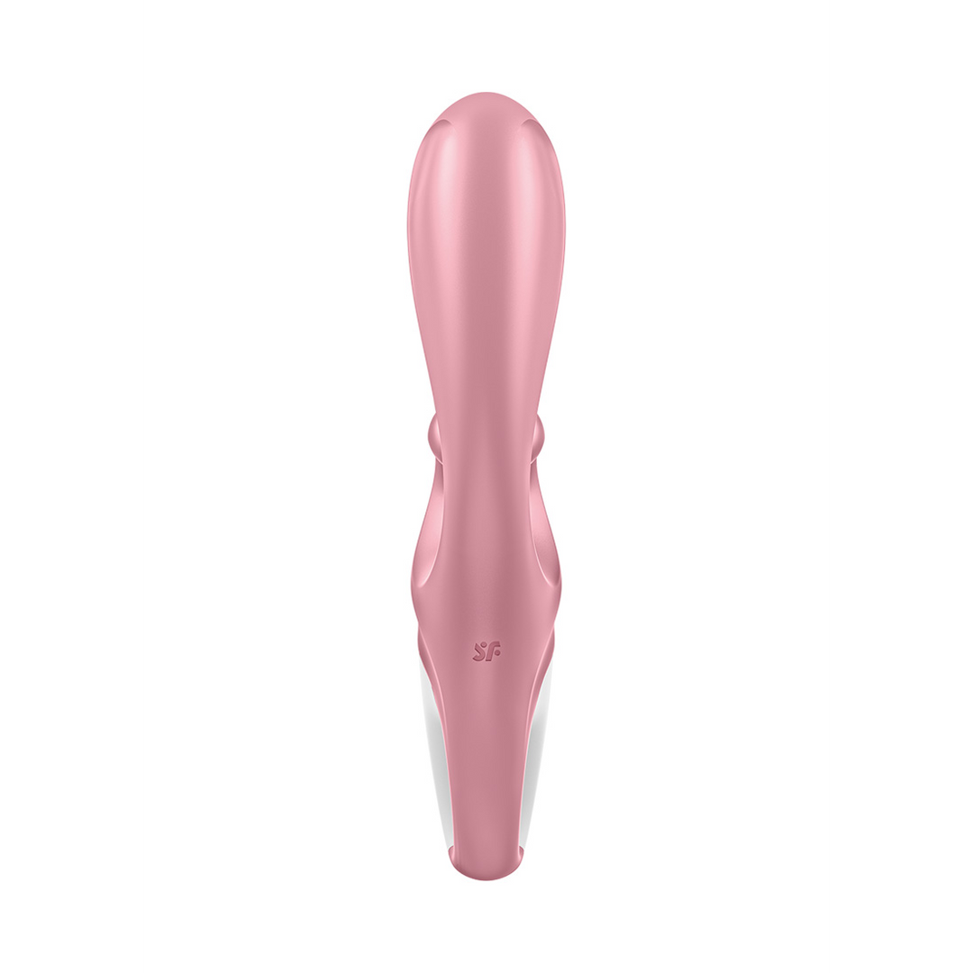 Hug Me - Rabbit Vibrator with Tongue Tip for Clitoris Stimulation - Pink | Satisfyer