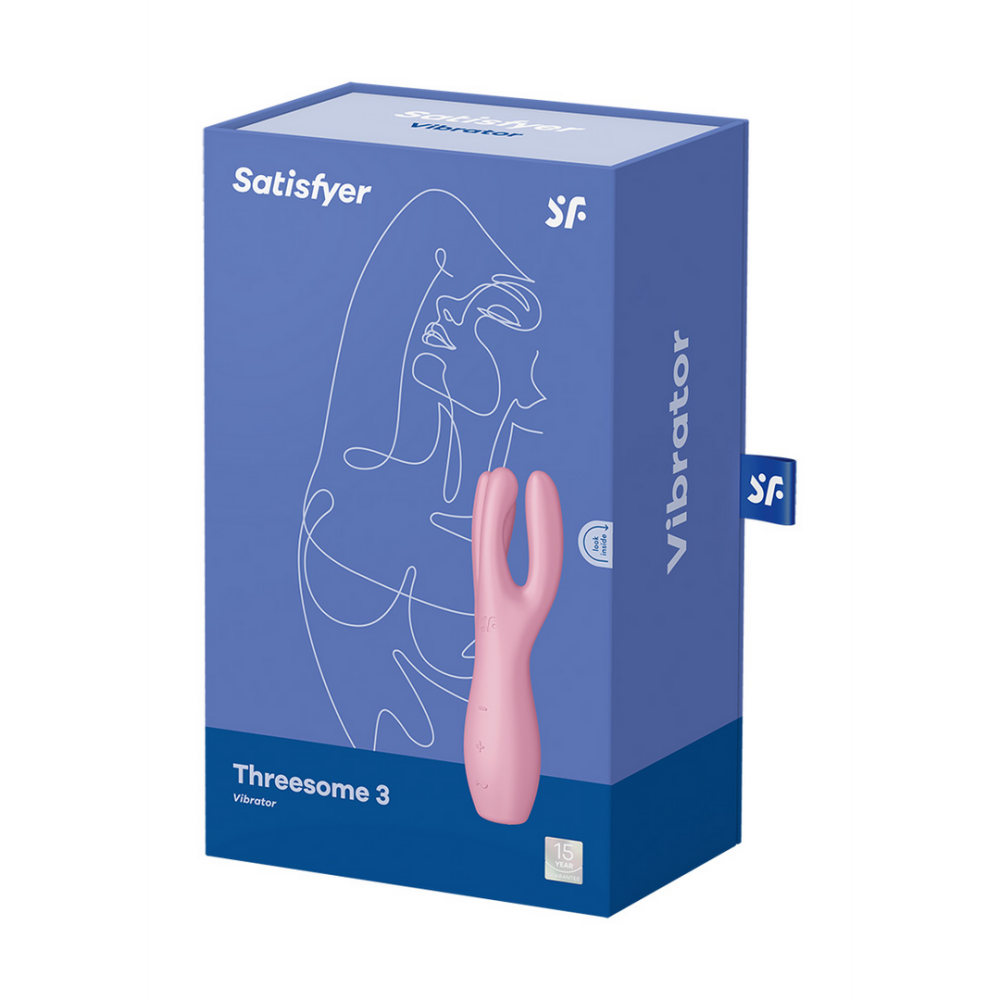 Threesome 3 - Lay-on Vibrator - Pink | Satisfyer