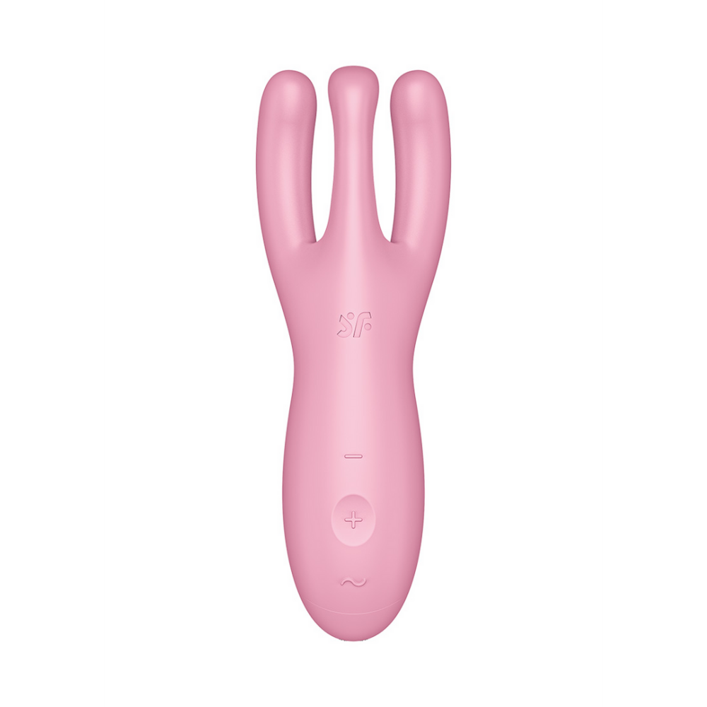 Threesome 4Plus - Lay-on Vibrator with App - Roze | Satisfyer