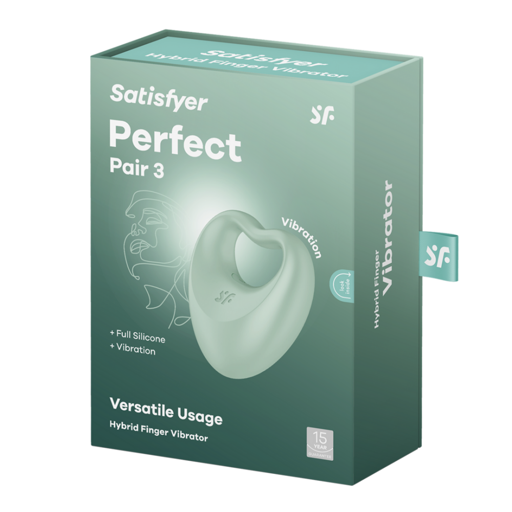 Perfect Pair 3 - Hybrid Finger Vibrator - Green | Satisfyer