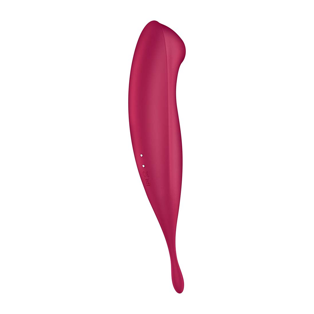 Twirling Pro - Tip Vibrator with App - Dark Red | Satisfyer