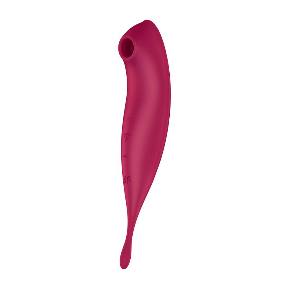 Twirling Pro - Tip Vibrator with App - Dark Red | Satisfyer