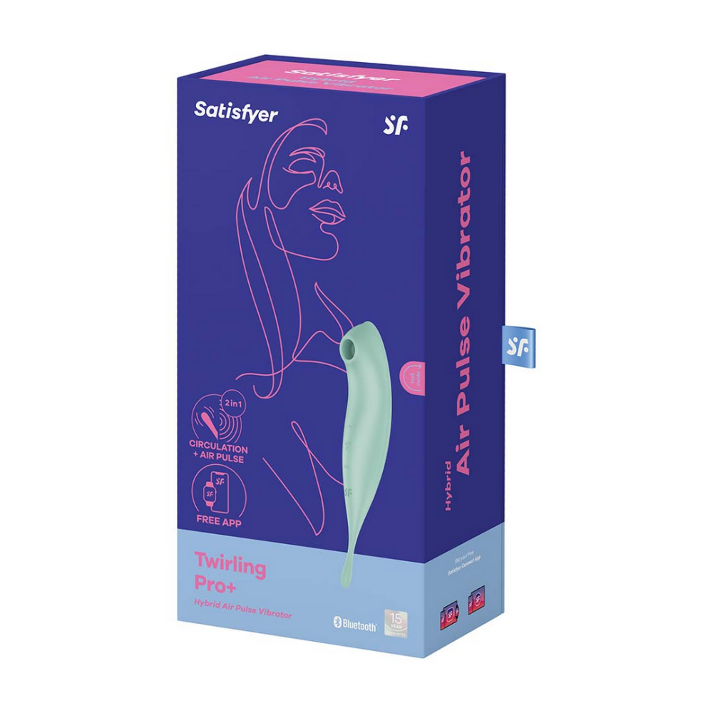 Twirling Pro - Tip Vibrator with App - Mint | Satisfyer