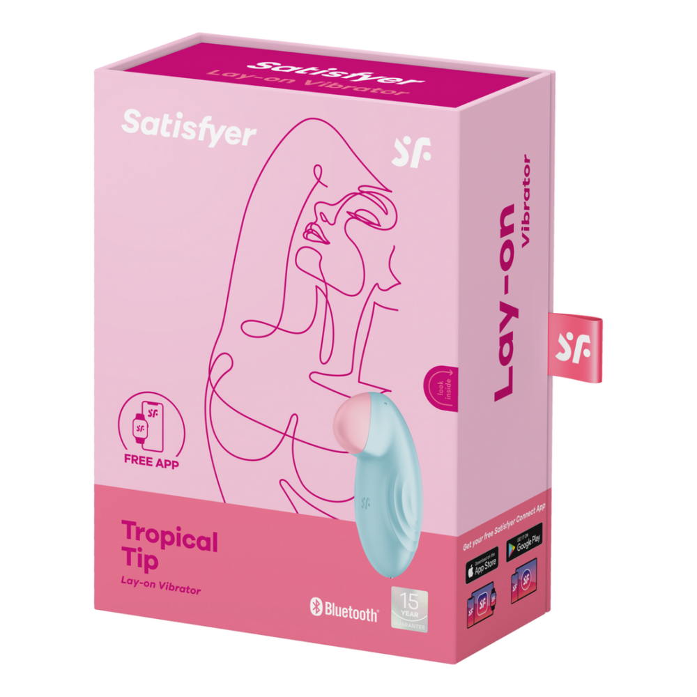 Tropical Tip - Lay-on Vibrator - Lichtblauw | Satisfyer
