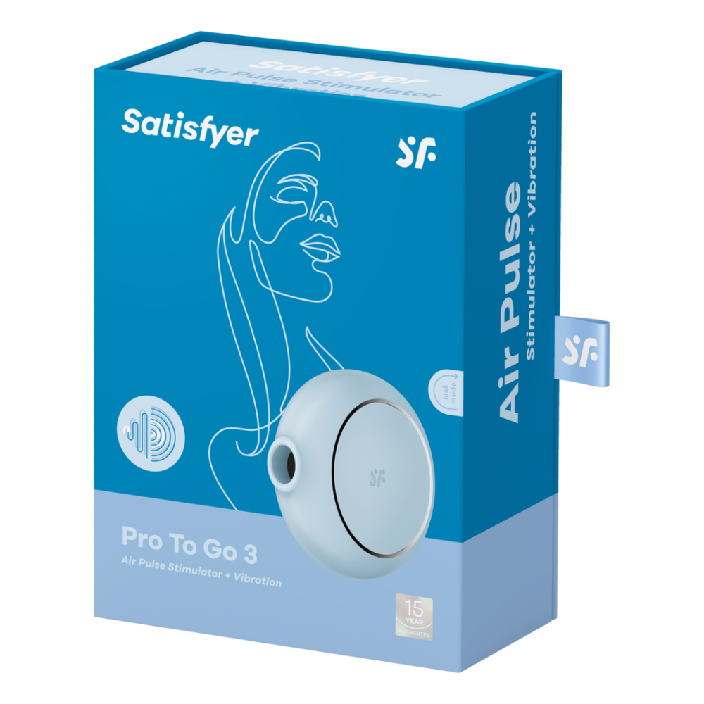 Pro To Go 3 - Air Pulse Stimulator - Blue | Satisfyer