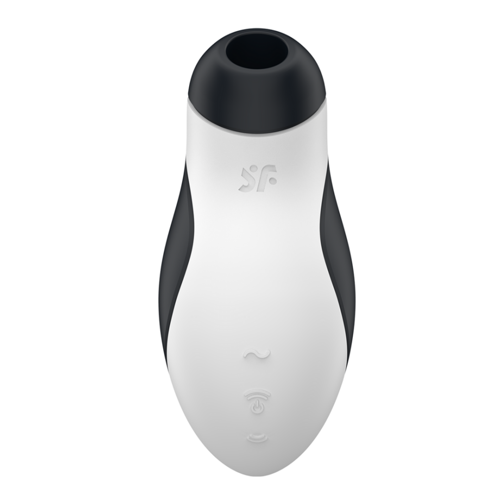 Orca - Air Pulse Stimulator and Vibrator - Black/White | Satisfyer