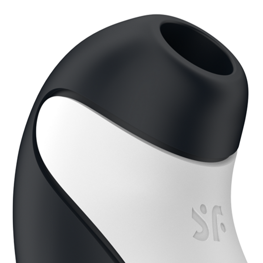 Orca - Air Pulse Stimulator and Vibrator - Black/White | Satisfyer