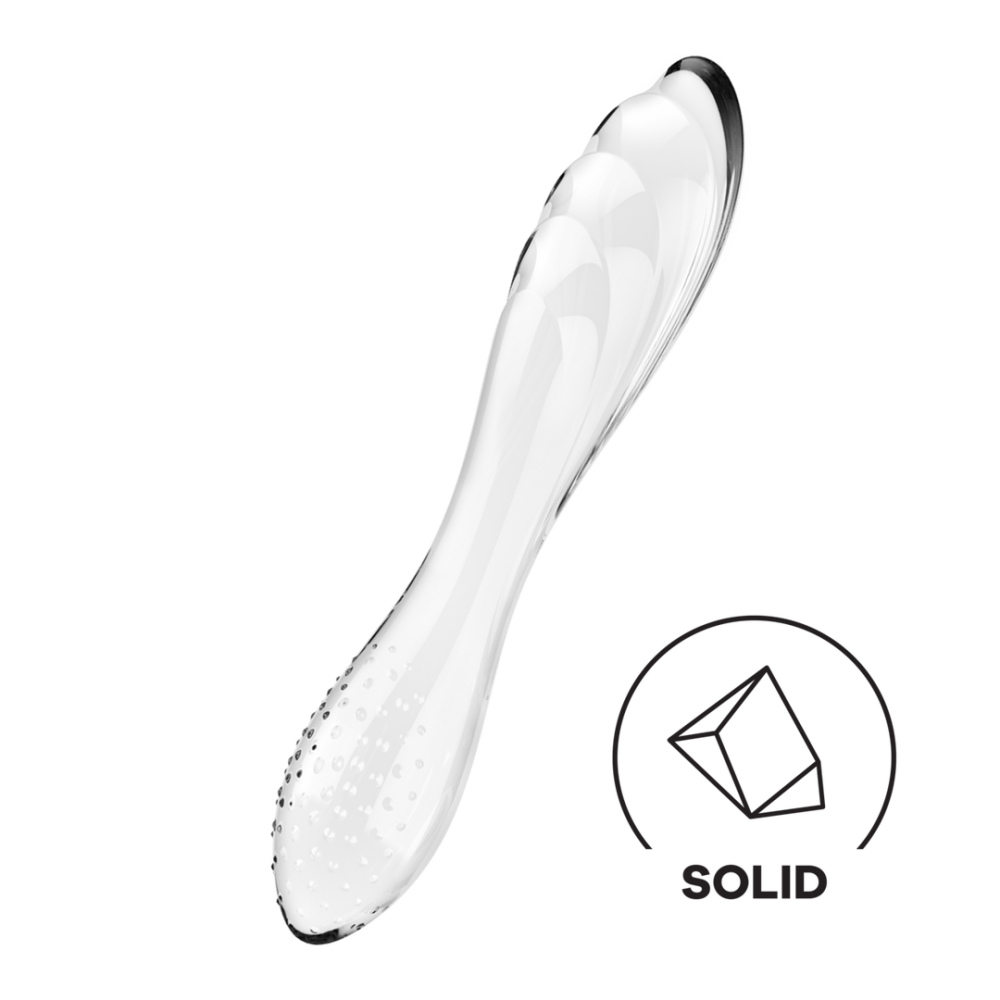 Dazzling Crystal 1 - Glass Dildo - Transparent
