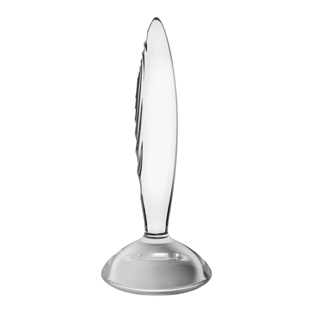 Funkelnder Kristall - Glasdildo - Transparent