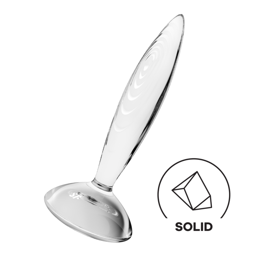 Funkelnder Kristall - Glasdildo - Transparent