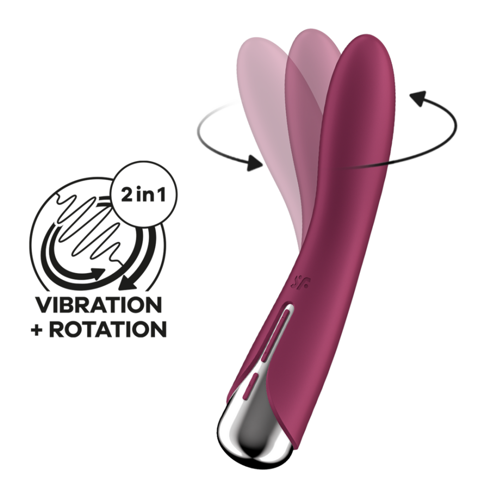 Spinning Vibe 1 - Rotating G-Spot Vibrator - Red | Satisfyer