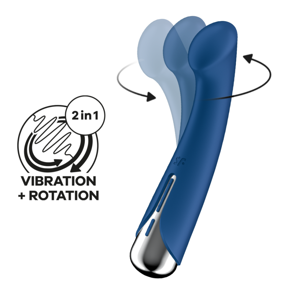 Spinning G-Spot 1 - Rotating G-Spot Vibrator - Blue | Satisfyer