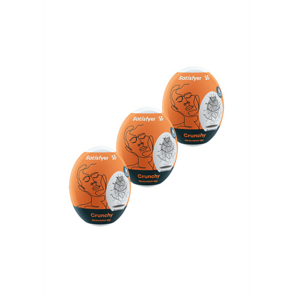 Satisfyer Masturbator Egg Set 3 stuks | Crunchy Oranje