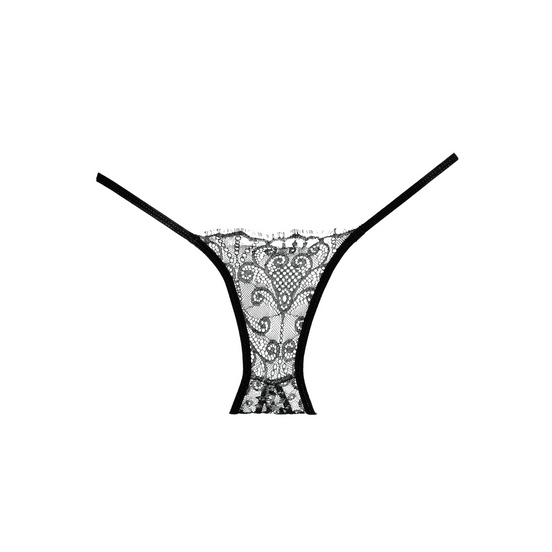 Allure L’Enchanted Belle Slipje met open kruis One Size | Zwart