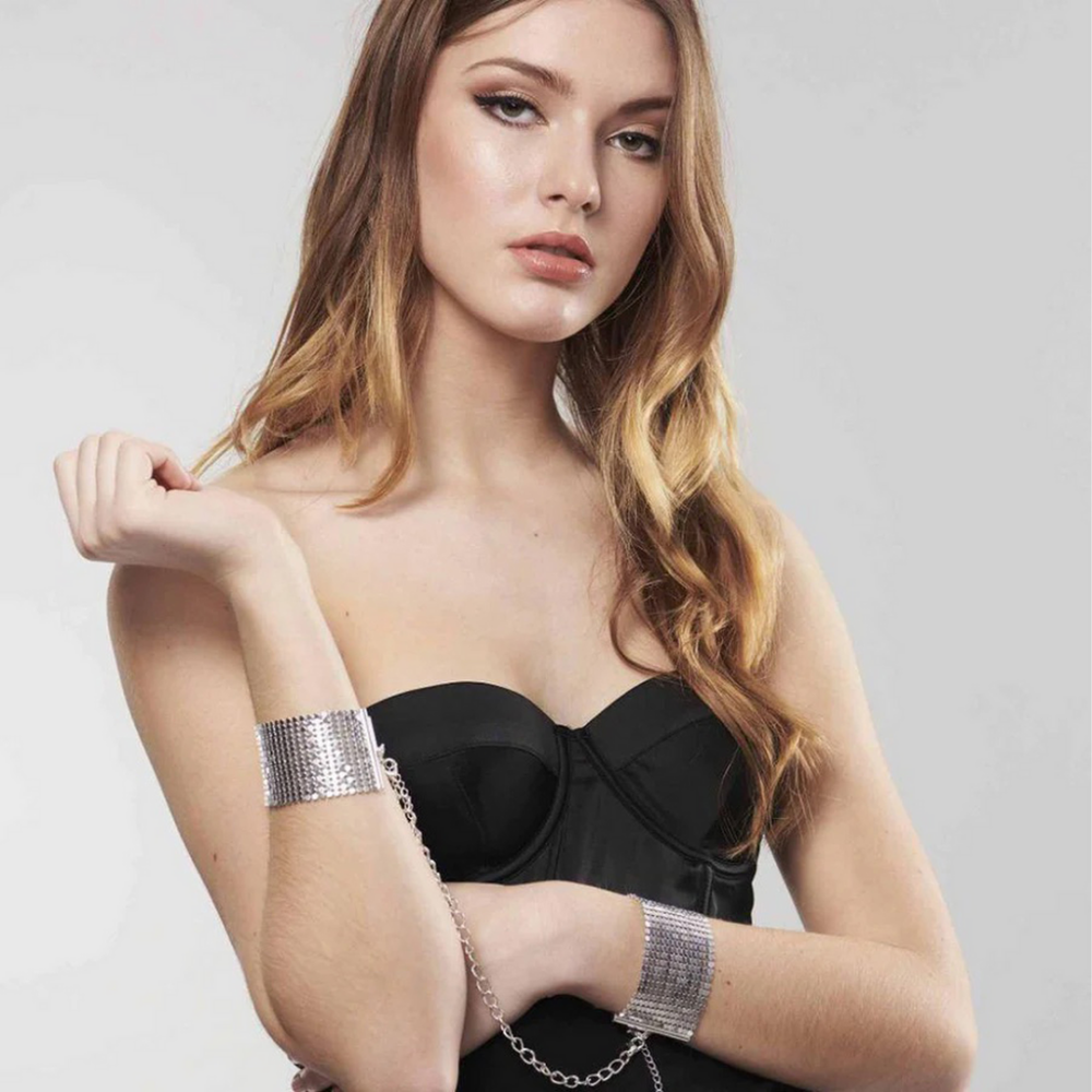 Desir Métallique - Metal Mesh Handcuffs