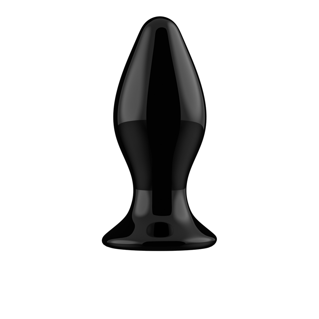 Rekbare - Glazen Vibrator met Zuignap