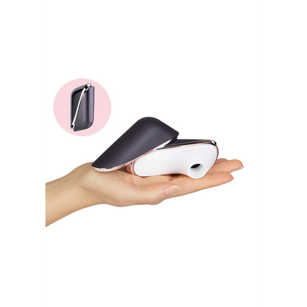 Traveler – Luftpulsstimulator – Aubergine/Roségold | Befriediger