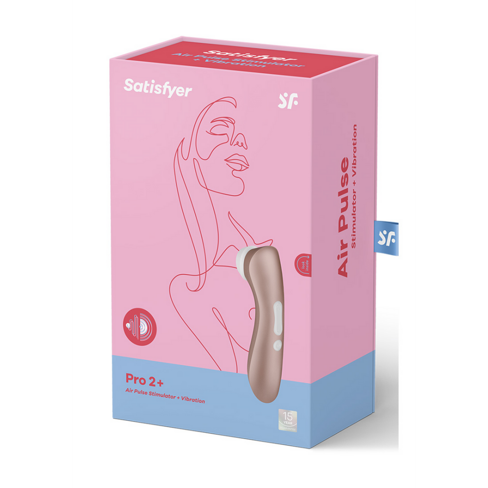 Pro 2Plus - Airpulse Stimulator and Vibration - Light Gold | Satisfyer