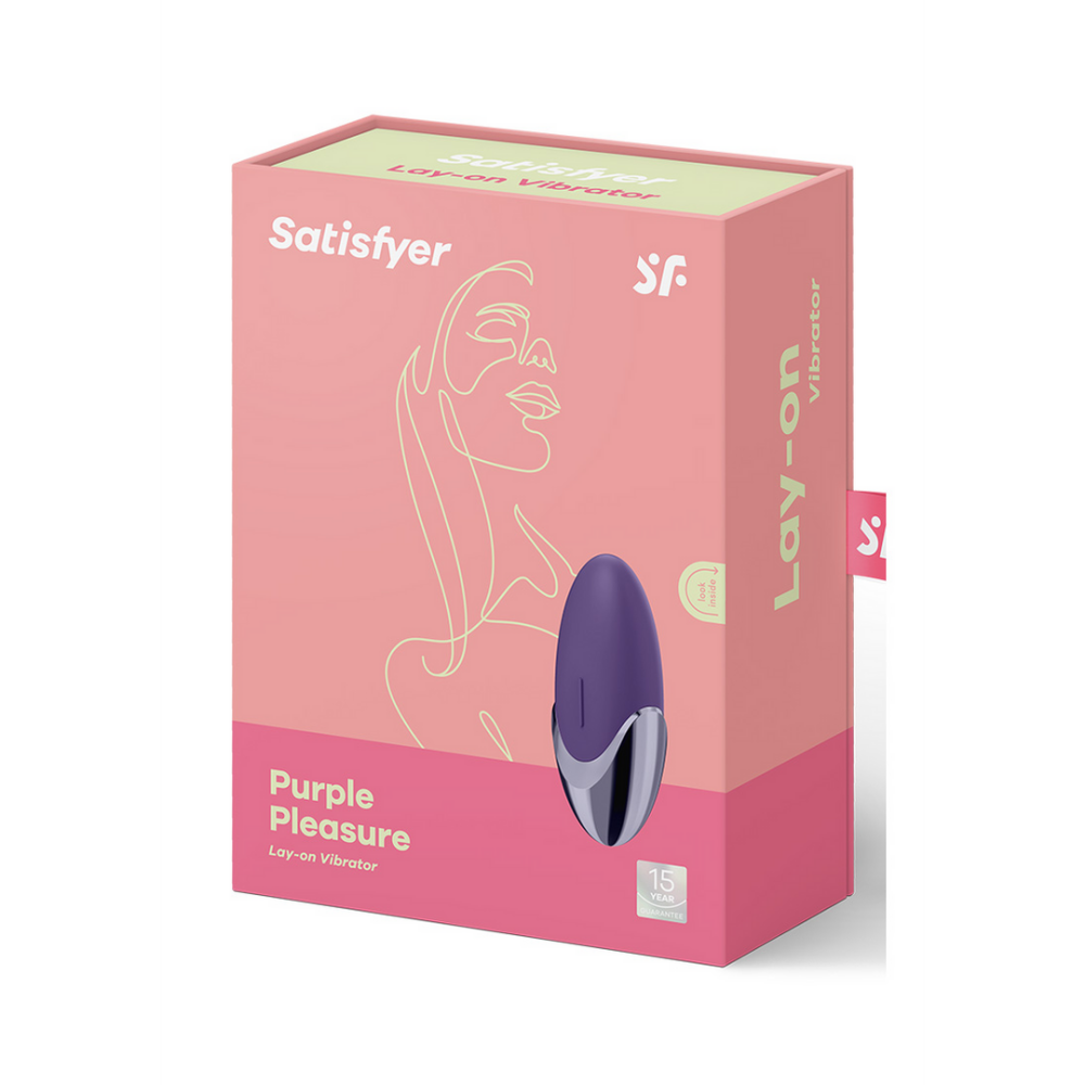 Purple Pleasure – Auflegevibrator – Violett/Messing | Befriediger