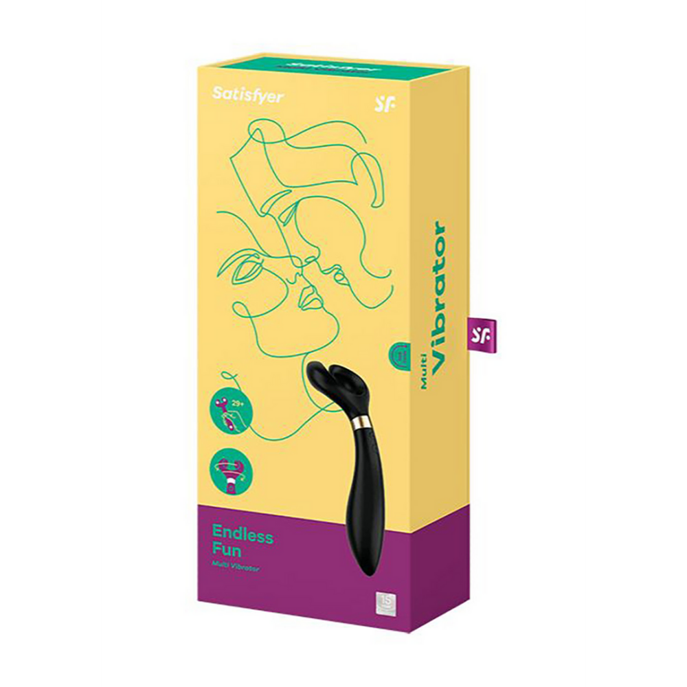 Endloser Spaß - Partnervibrator - Schwarz
