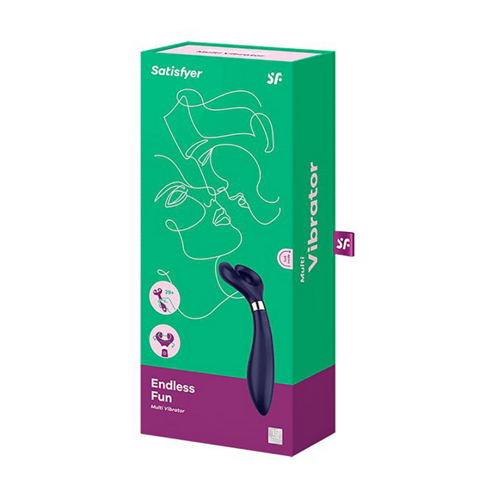 Endloser Spaß - Partnervibrator - Blau