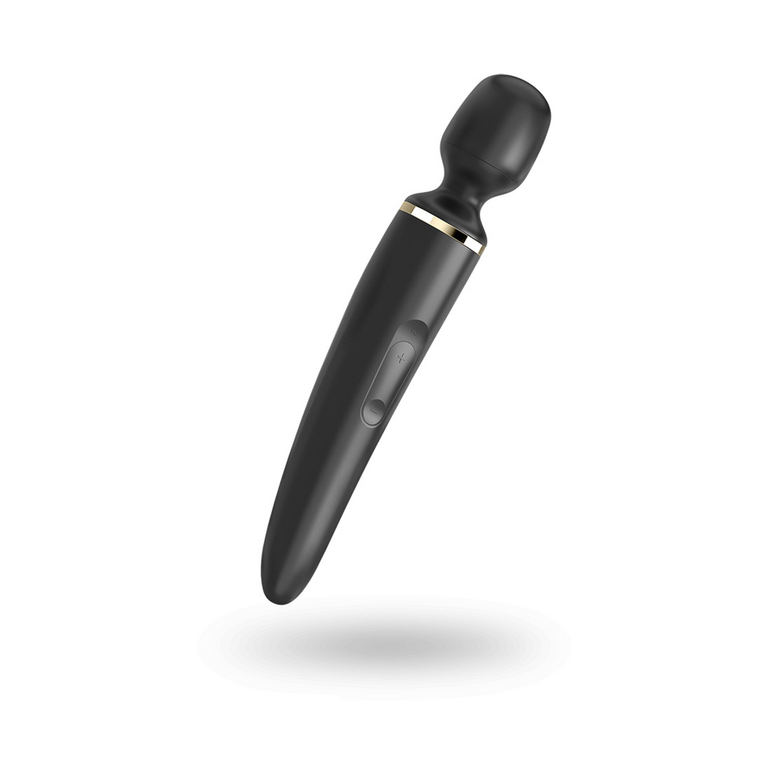 Wand-er Woman – Zauberstabvibrator – Schwarz/Gold | Befriediger
