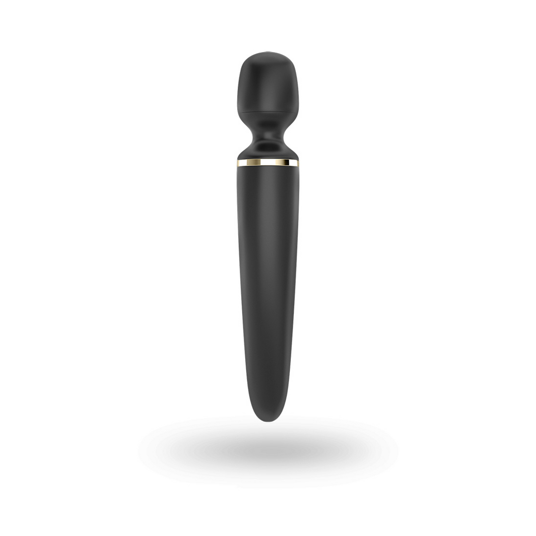 Wand-er Woman – Zauberstabvibrator – Schwarz/Gold | Befriediger