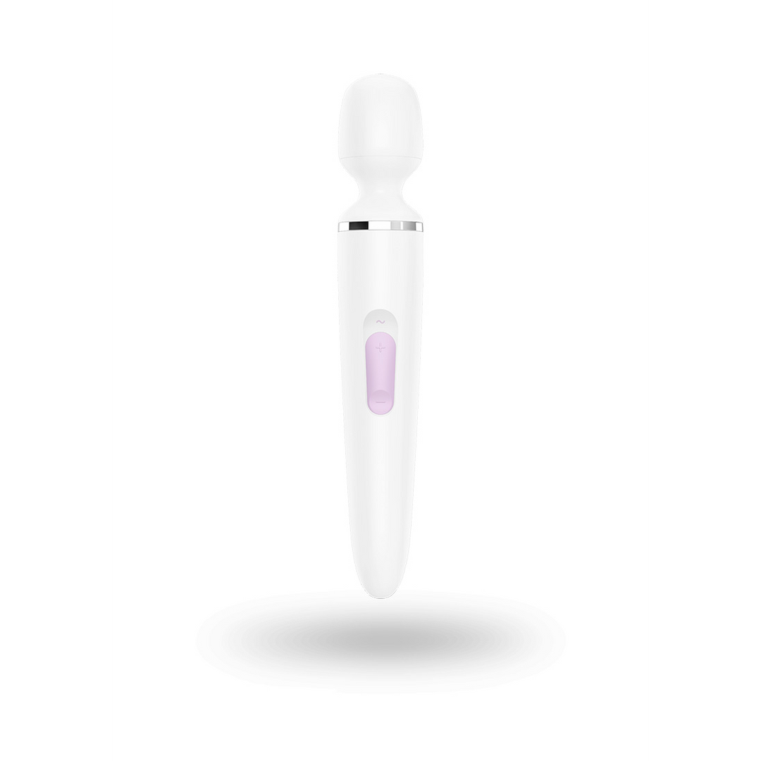 Wand-er Woman – Stabvibrator – Weiß/Chrom | Befriediger