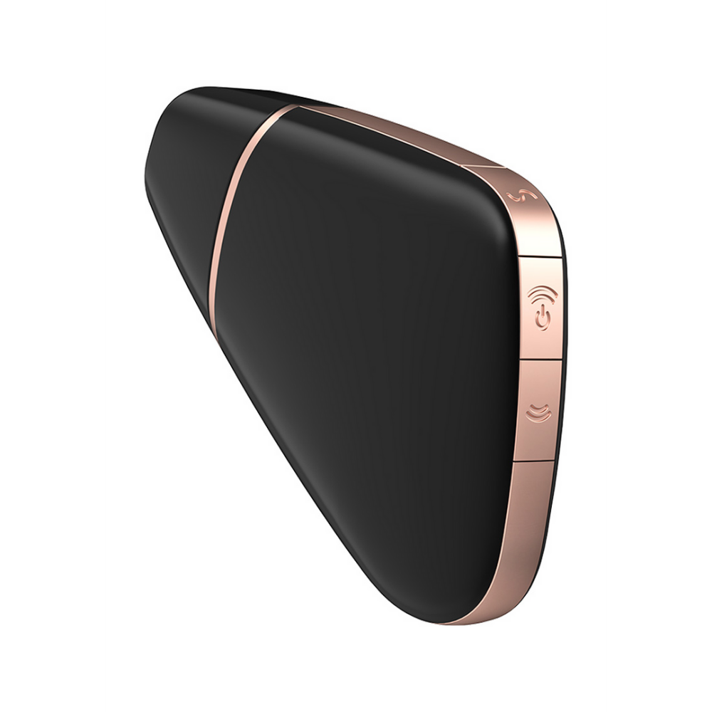 Love Triangle - Air Pulse Stimulator and Vibration - Black | Satisfyer