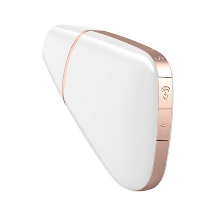 Love Triangle - Air Pulse Stimulator and Vibration - White | Satisfyer