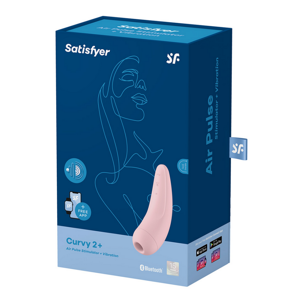 Curvy 2Plus - Air Pulse Stimulator and Vibration - Pink | Satisfyer