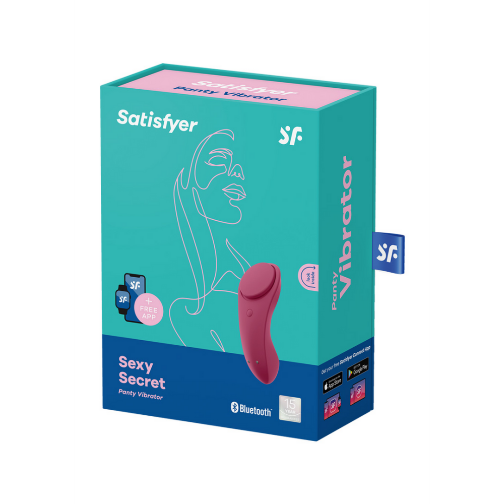 Sexy Secret - Panties Vibrator - Wine Red | Satisfyer