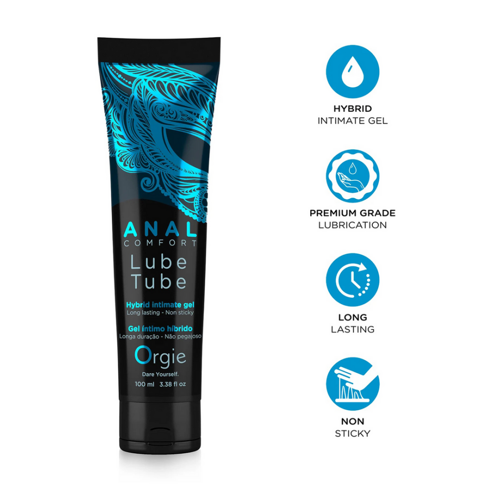 Orgie Lube Tube Anal Comfort glijmiddel op waterbasis met siliconen 100 ml
