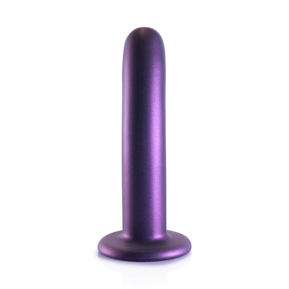 G-Punkt-Dildo aus glattem Silikon – 6'' / 14,5 cm – Metallic-Lila | Autsch! von Shots