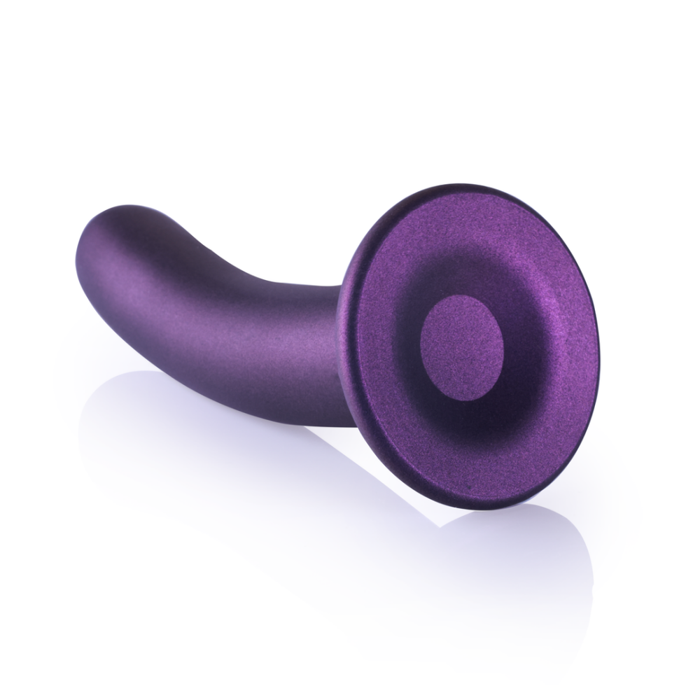 G-Punkt-Dildo aus glattem Silikon – 7'' / 17 cm – Metallic-Lila | Autsch! von Shots
