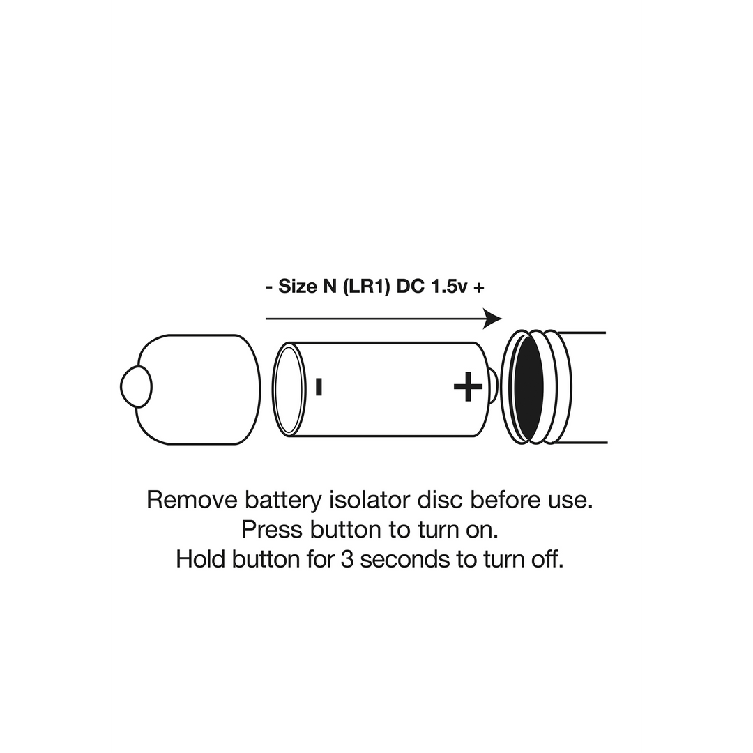 Vibrerende Bullet met 1 Snelheid - 3.15 / 80 mm