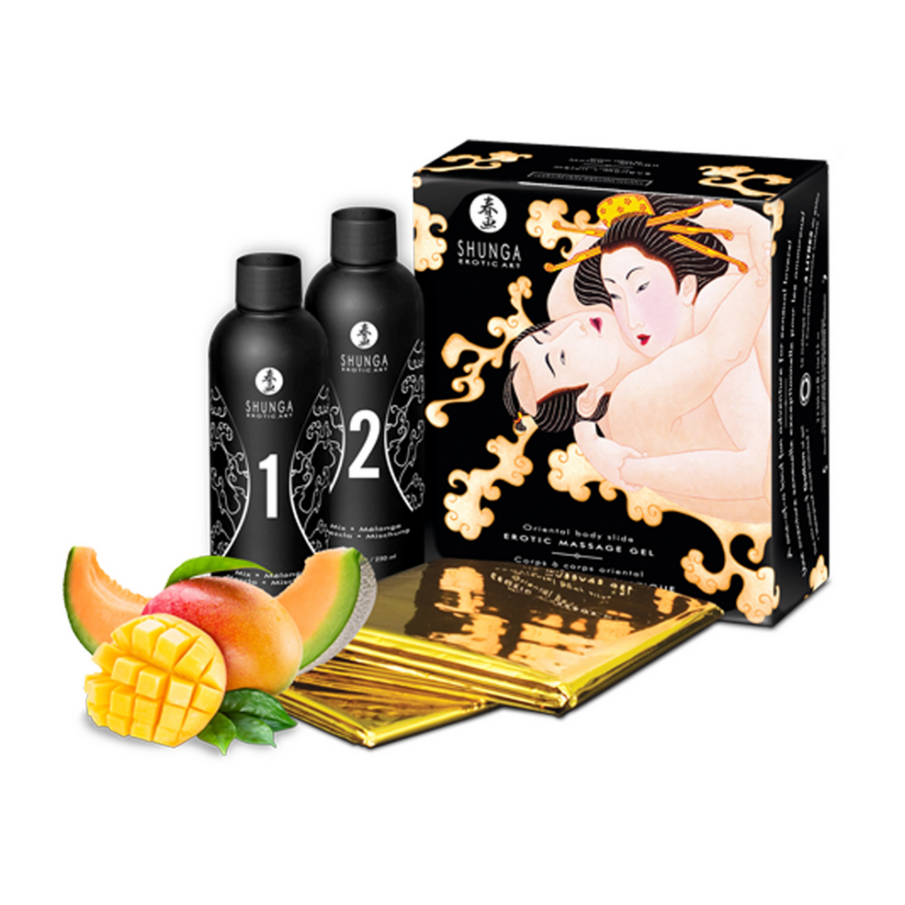 Body to Body Massage - Melone Mango - 2 Stück à 7,6 fl / 225 ml