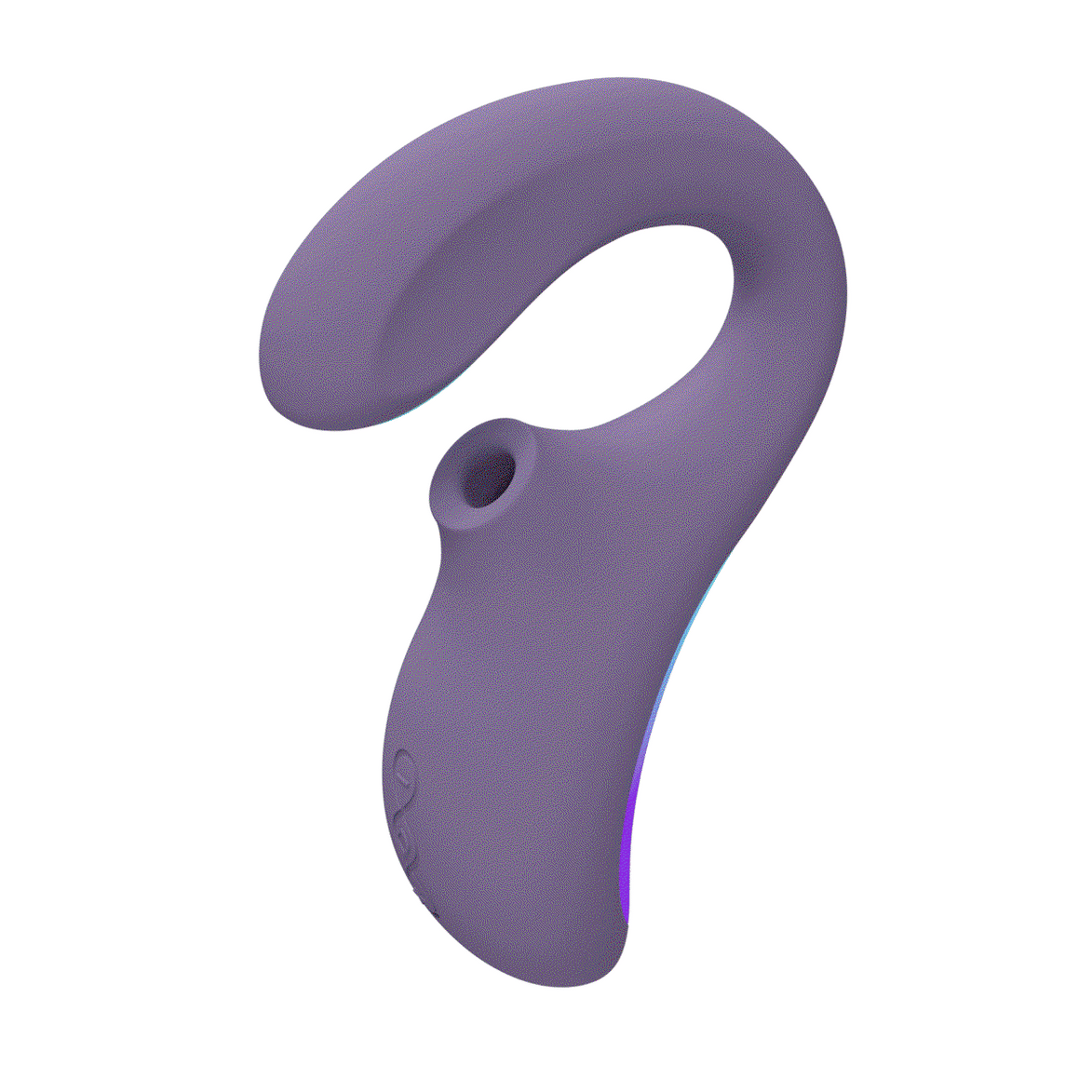 Schuin aanzicht van ENIGMA Cyber Purple met opening aan de binnenzijde
