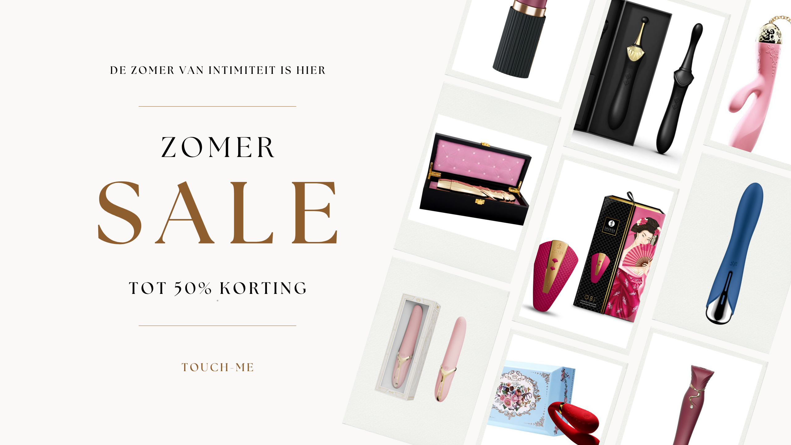 Zomer Sale banner 50% vibrators