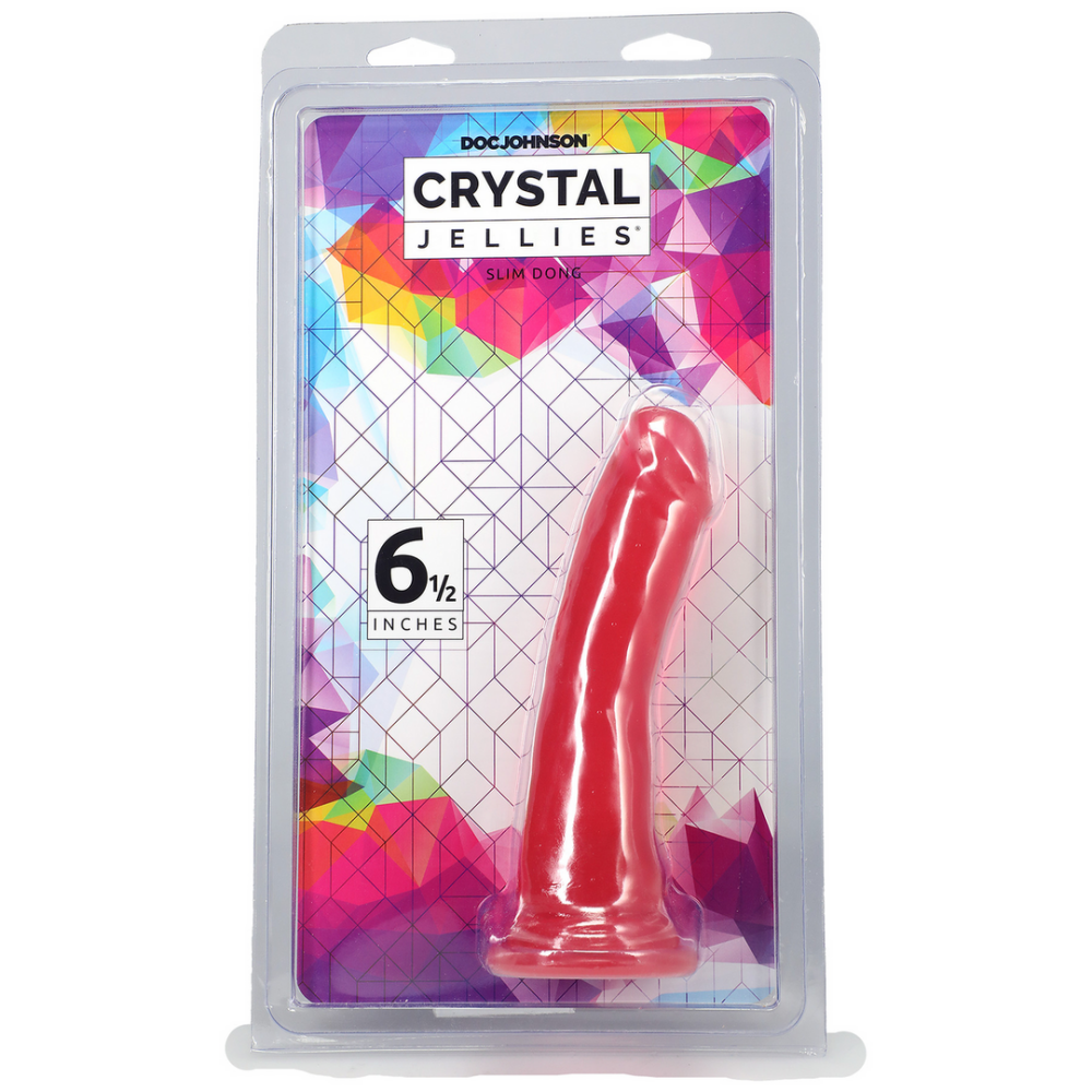 Slim Dong - Schmaler Dildo - 6 / 15 cm - Rot