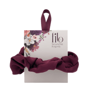 My Own Filo scrunchie paars met verborgen ritsvakje productfoto