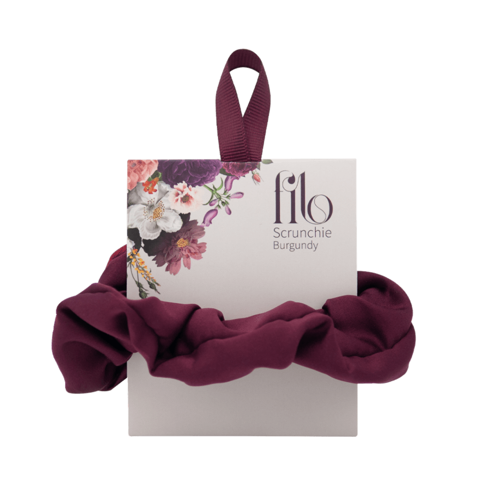 My Own Filo scrunchie paars met verborgen ritsvakje productfoto